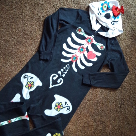 sugar skull onesie